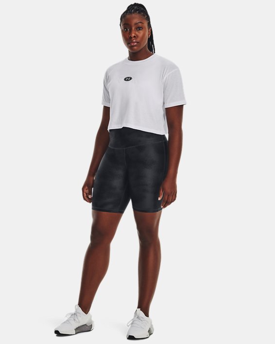 Shorts HeatGear® Bike para Mujer, Black, pdpMainDesktop image number 2